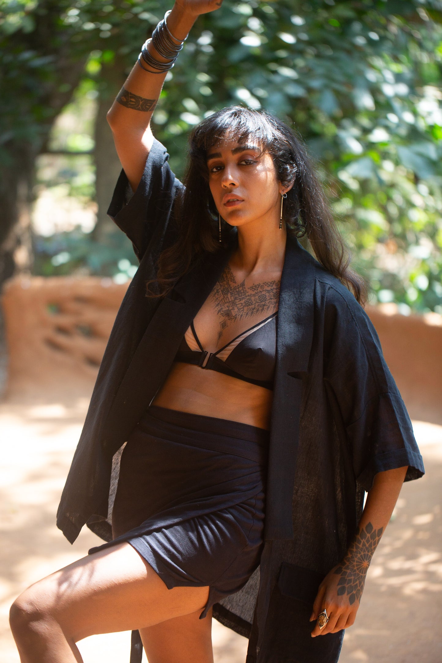 Kala Cotton Noragi - Black
