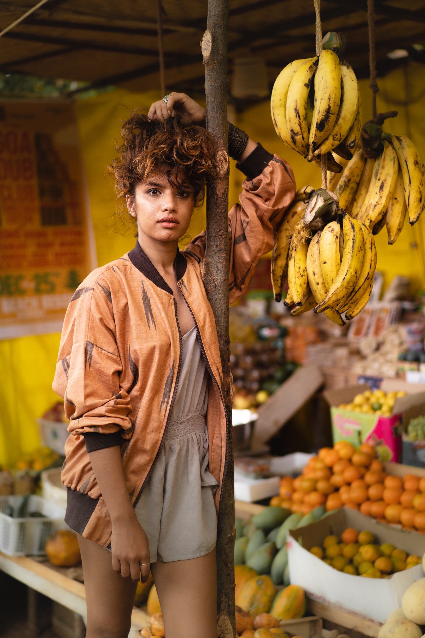 Ikat Bomber Jacket