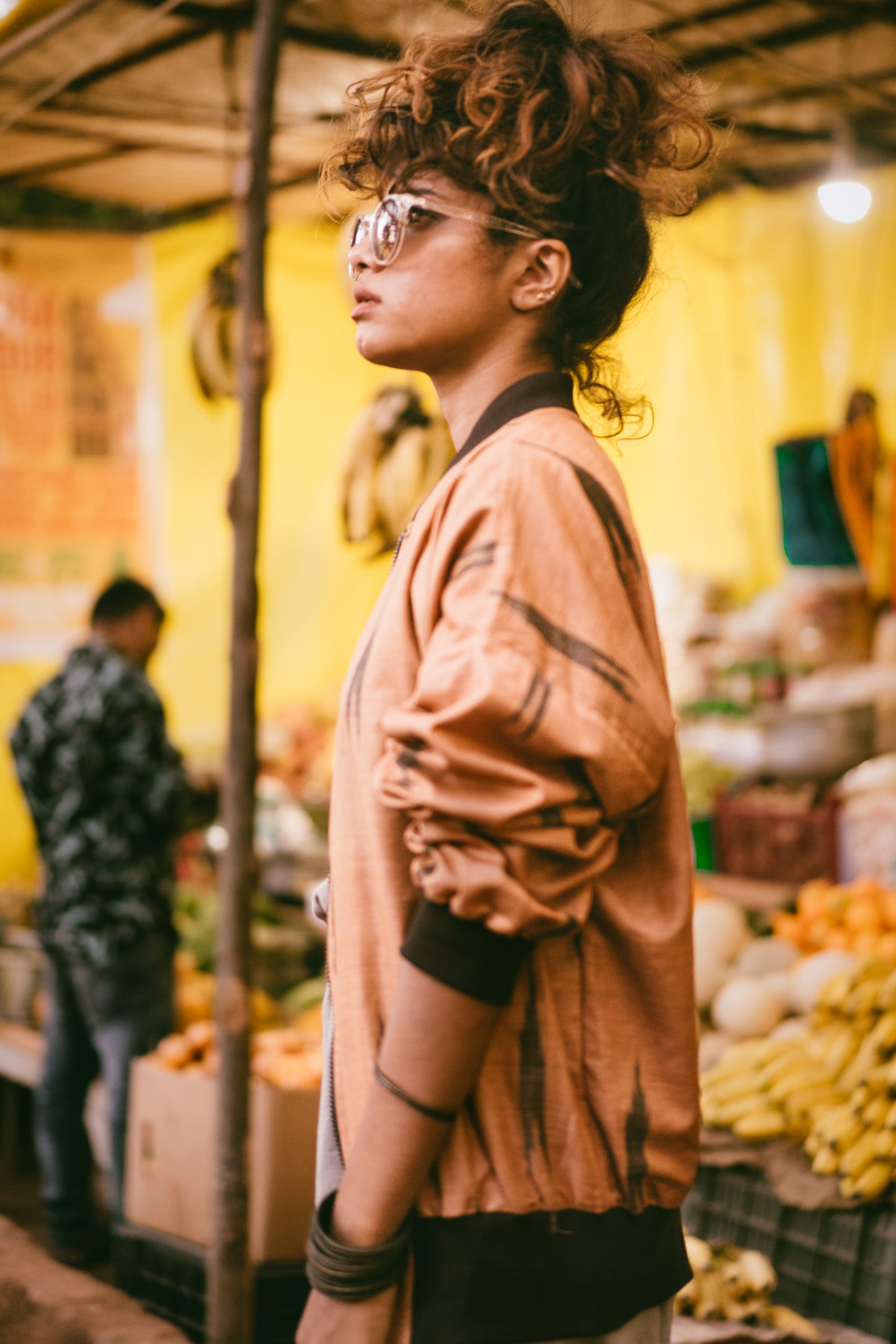 Ikat Bomber Jacket
