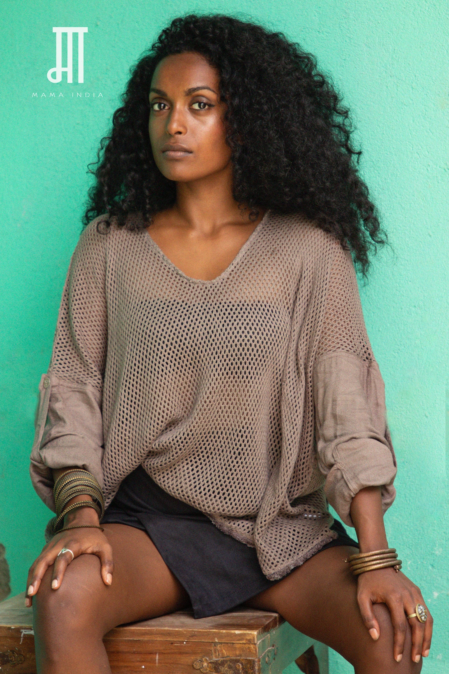 Mesh Top - Dusty Mauve
