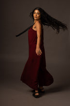 Flow Jumpsuit - Maroon