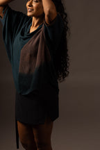 Shadow Overblouse - Blue