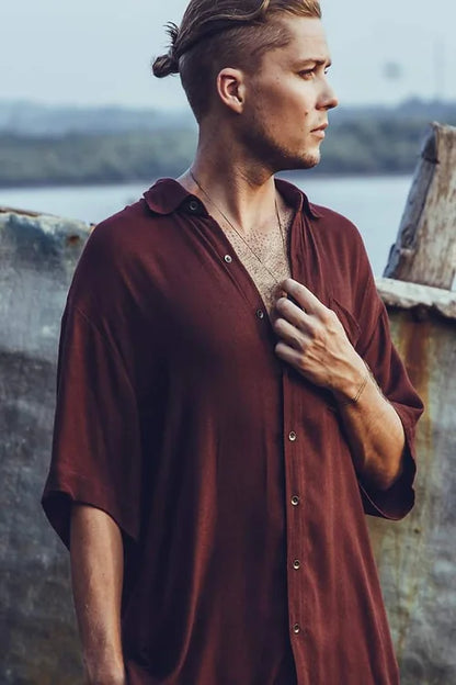 Moss Shirt - Maroon