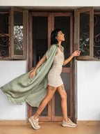 Vegan Silk Shirt - Sage