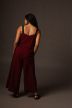 Flow Jumpsuit - Maroon
