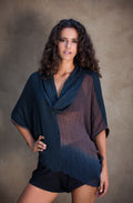 Shadow Overblouse - Blue