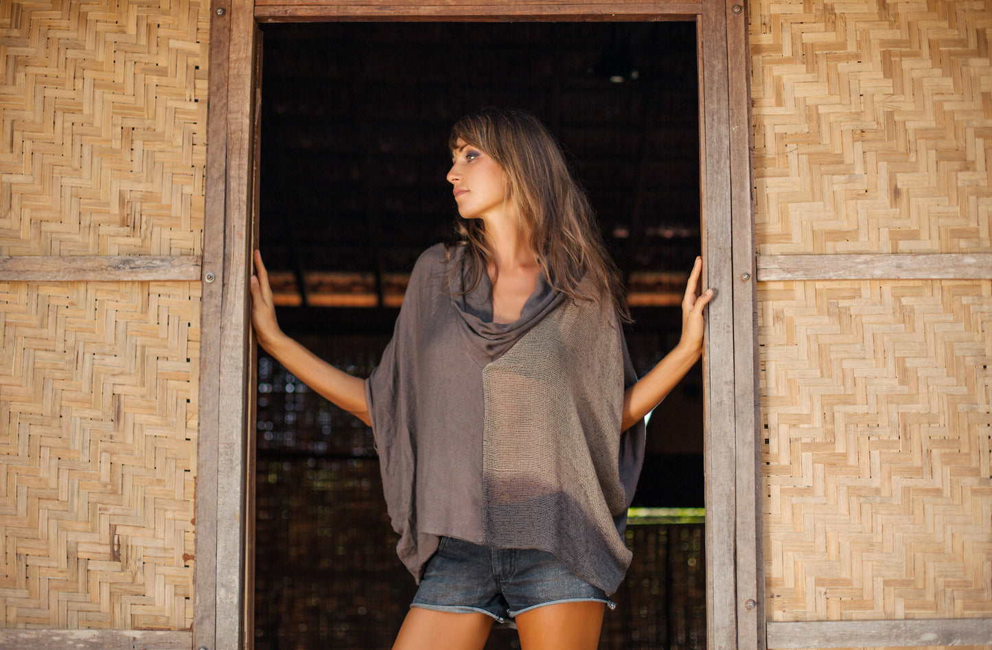 Shadow Overblouse - Muddy Grey