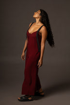 Flow Jumpsuit - Maroon