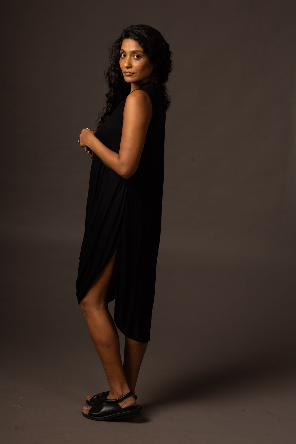 Ripple Dress - Black