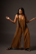 Flow Jumpsuit - Camel