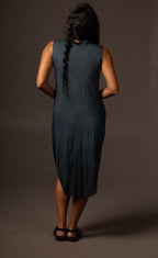 Ripple Dress - Teal Blue