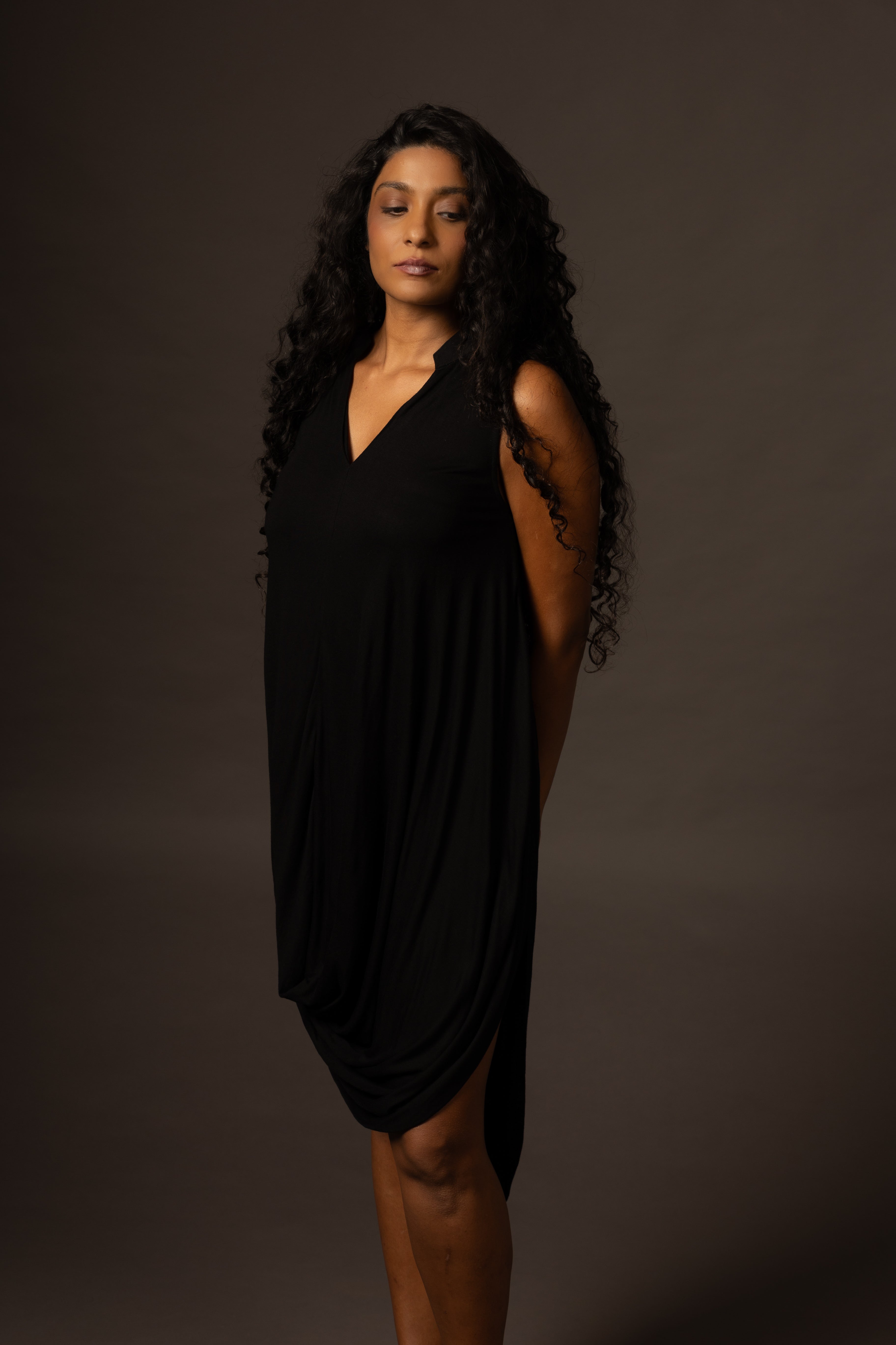 Ripple Dress - Black