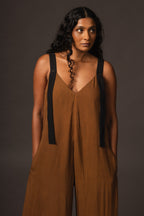 Flow Jumpsuit - Camel