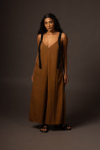 Flow Jumpsuit - Camel