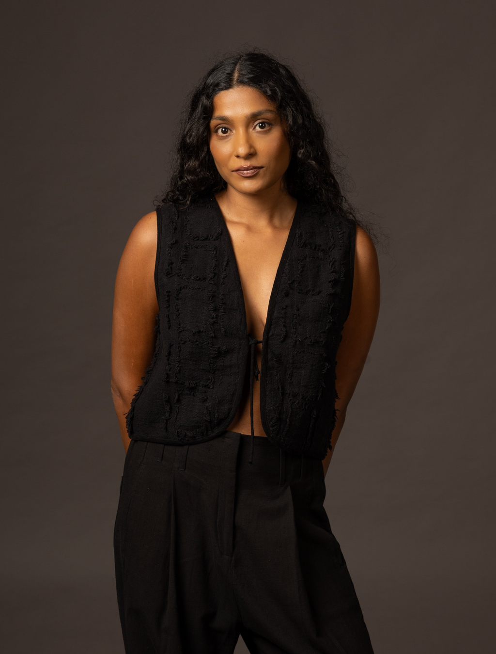 Grain Vest - Black