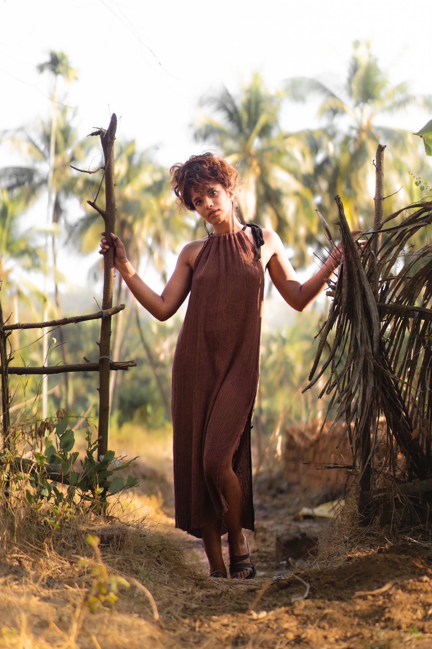 Freja Dress - Rust