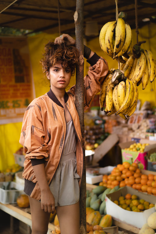 Ikat Bomber Jacket