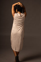 Ripple Dress - Fawn Grey