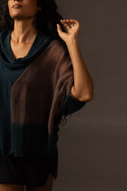Shadow Overblouse - Blue