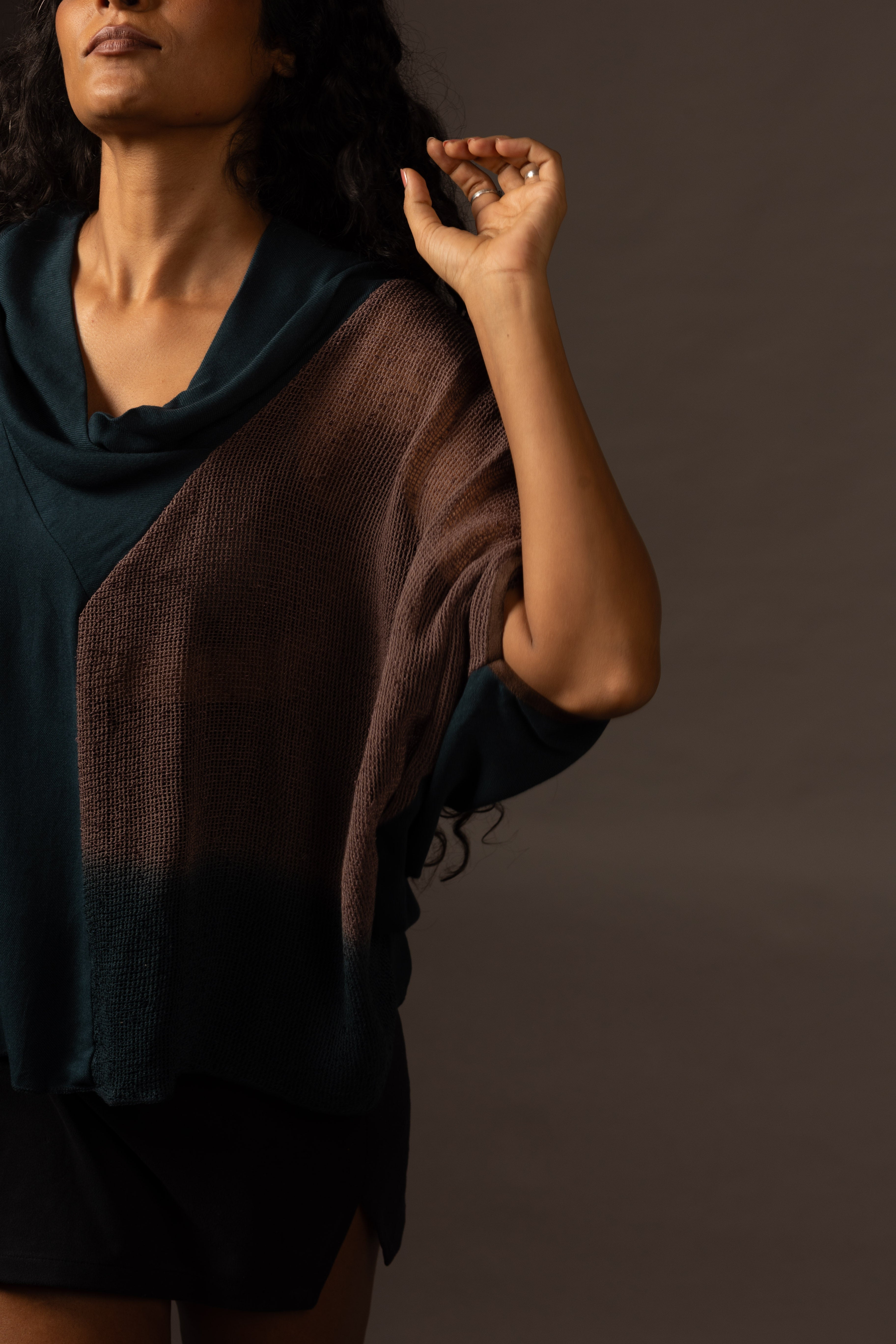 Shadow Overblouse - Blue