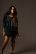 Shadow Overblouse - Blue