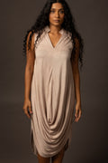 Ripple Dress - Fawn Grey