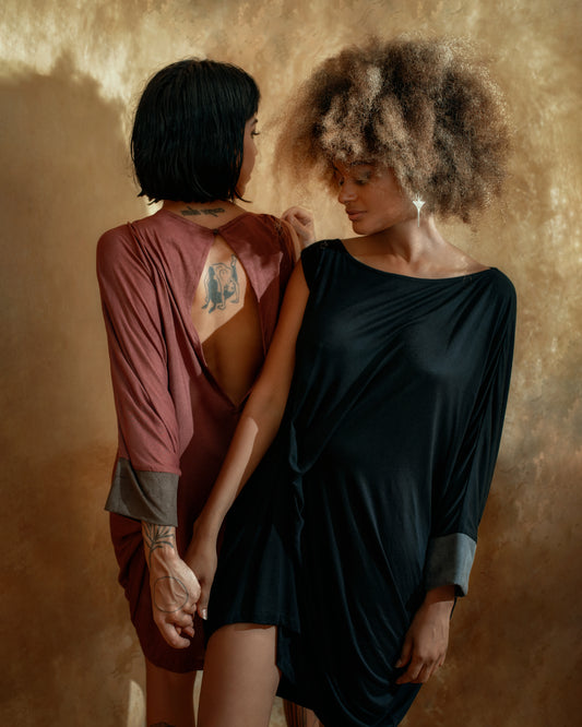 Iris Dress - Dusty Rose