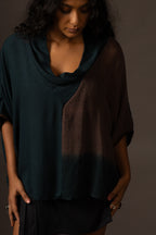 Shadow Overblouse - Blue