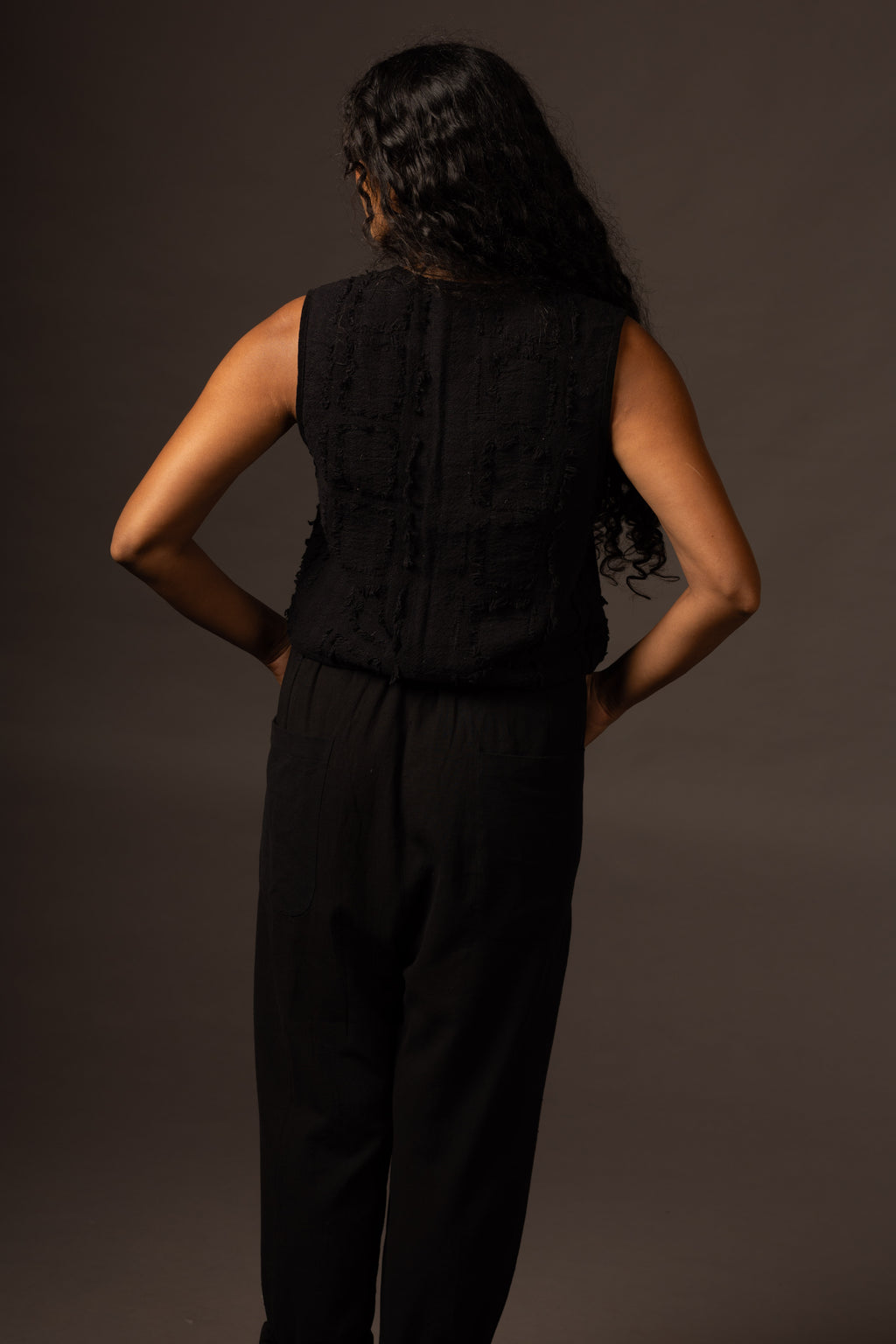 Grain Vest - Black