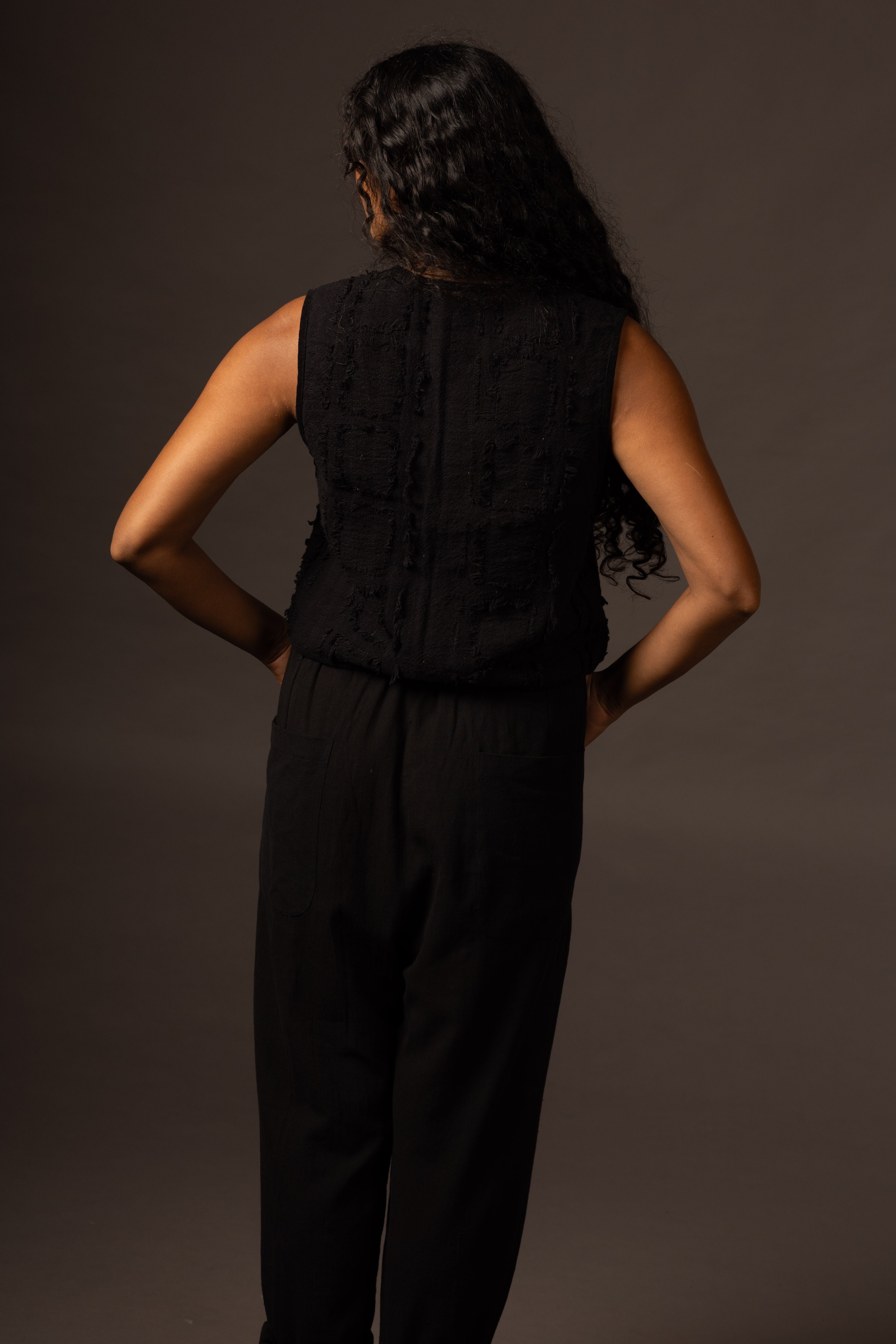 Grain Vest - Black