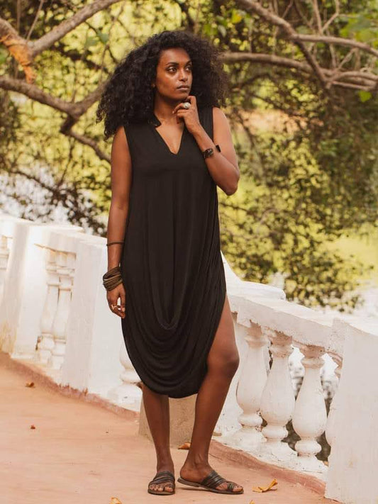 Ripple Dress - Black