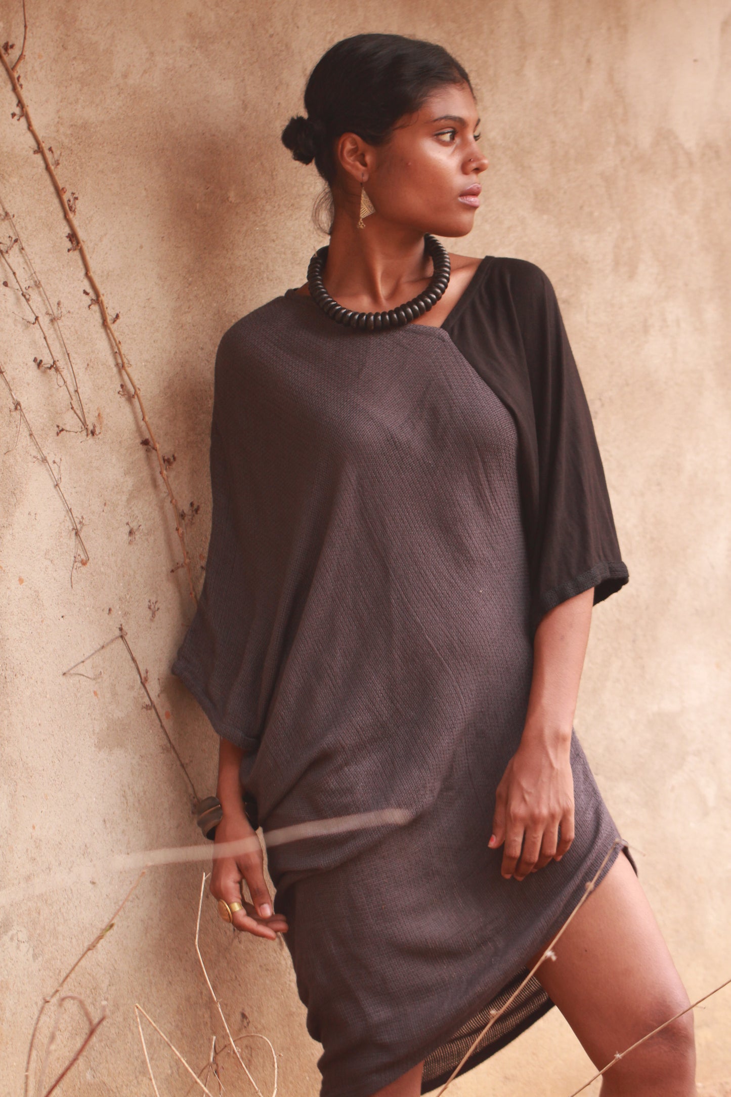 India Dress - Dusty Blue