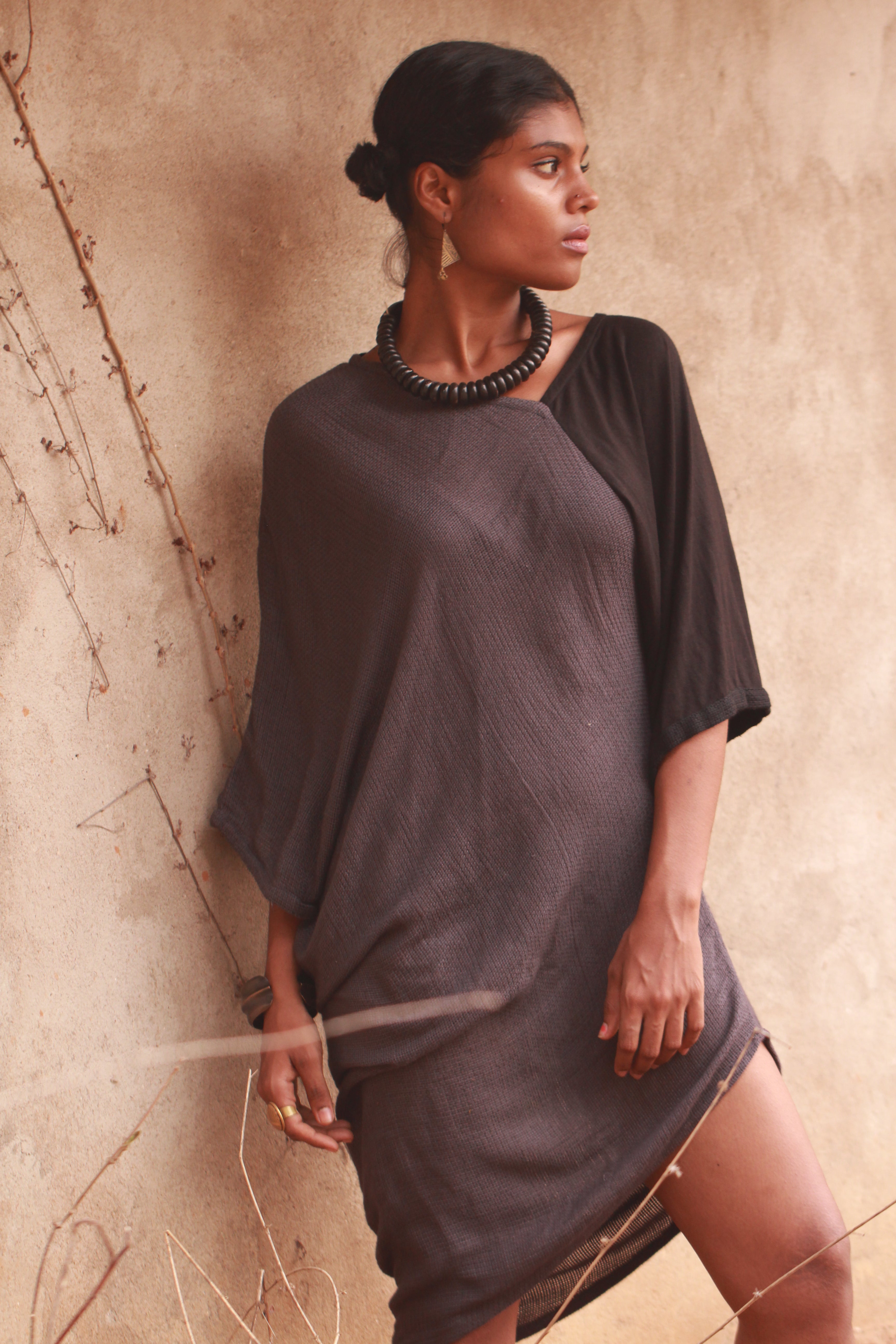 India Dress - Dusty Blue