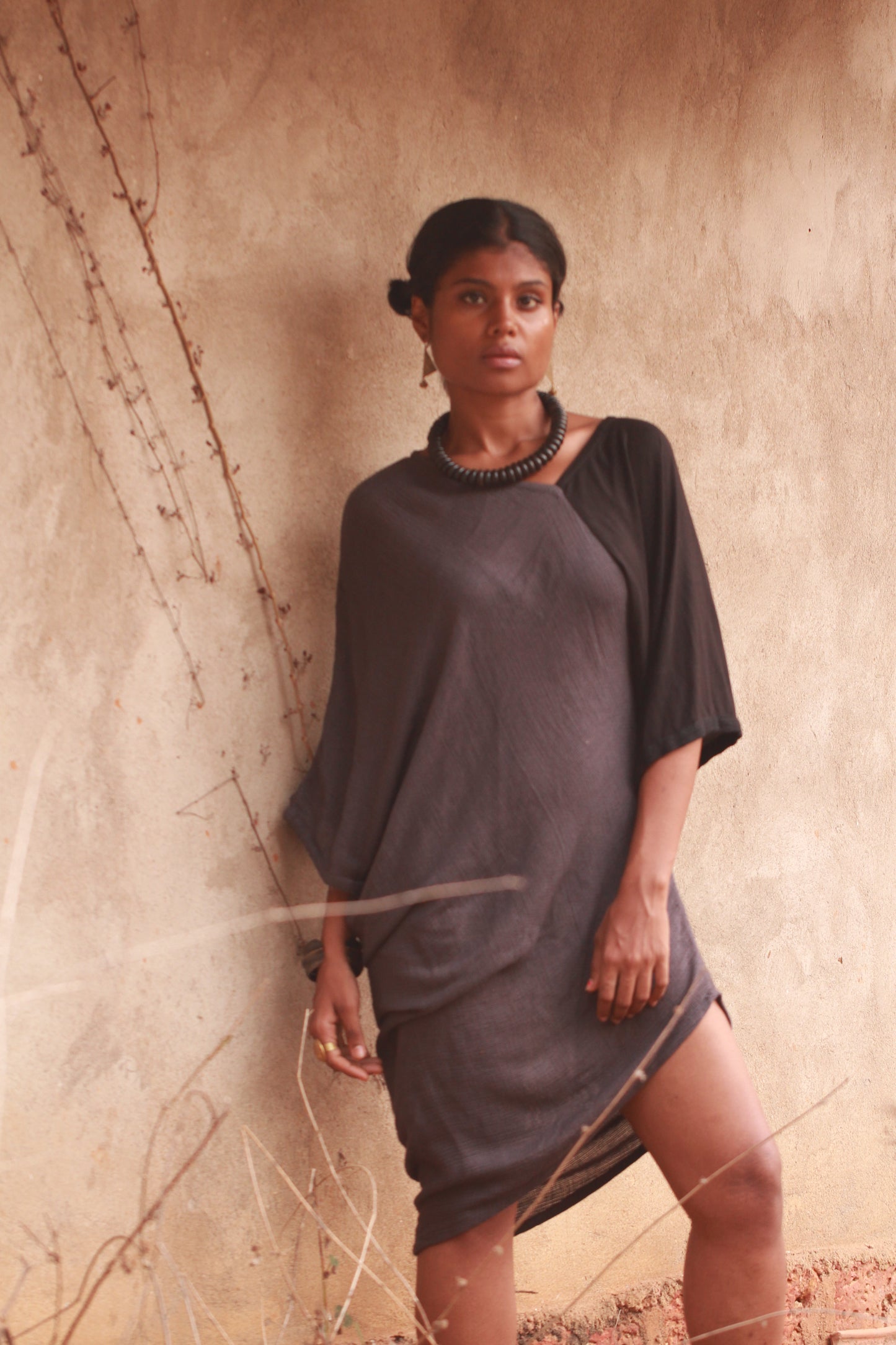 India Dress - Dusty Blue