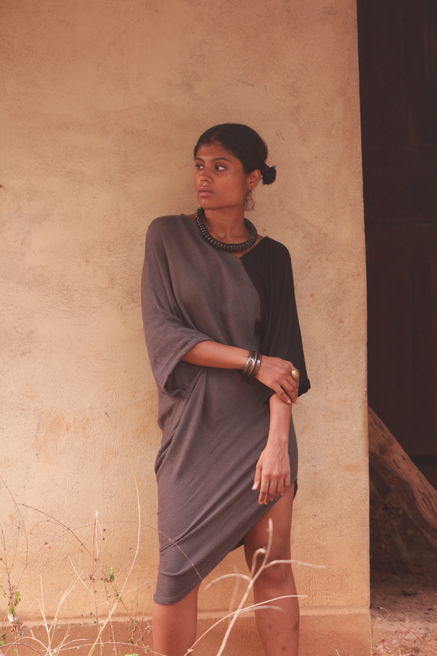 India Dress - Dusty Blue