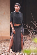 Divided Skirt - Misty Blue