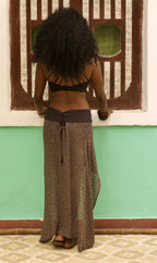 Hi Low Skirt - Smoked Brown