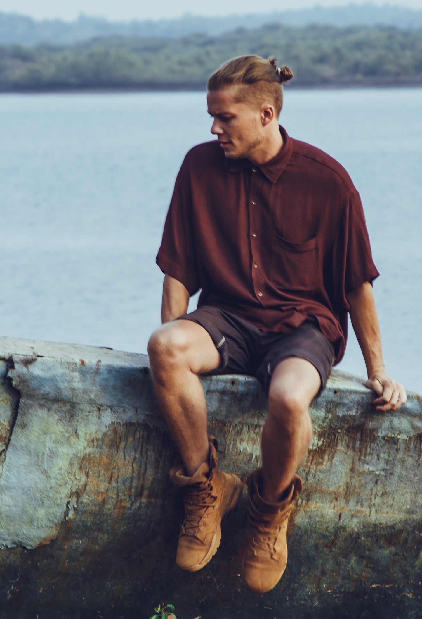 Moss Shirt - Maroon