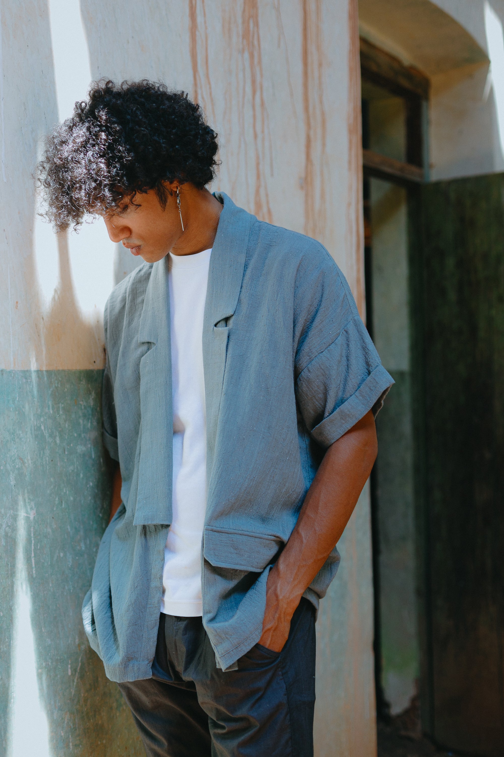 Kala Cotton Noragi - Powder Blue