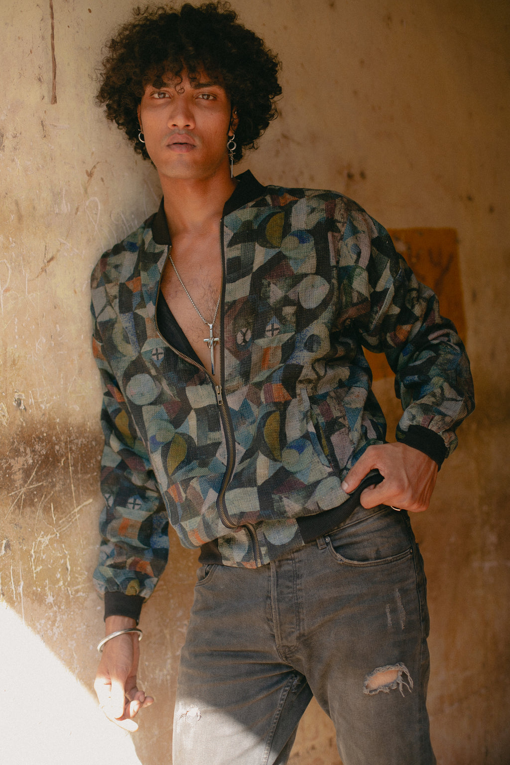 Half Moon Bomber Jacket