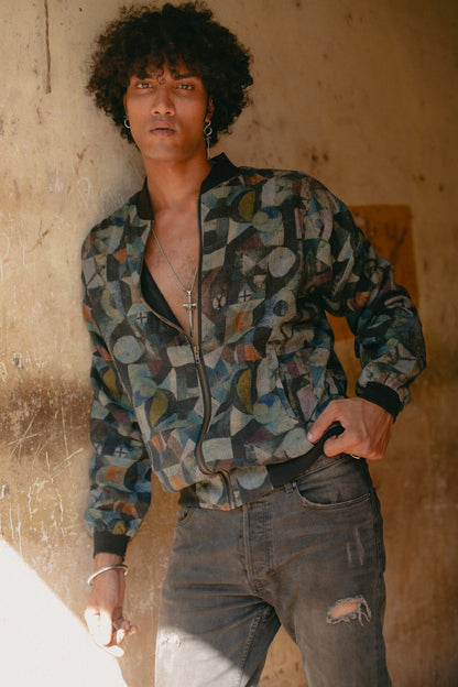 Half Moon Bomber Jacket