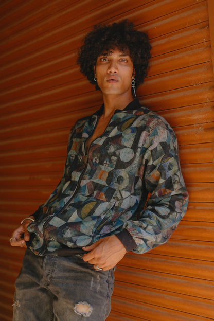 Half Moon Bomber Jacket