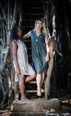 Ripple Dress - Fawn Grey