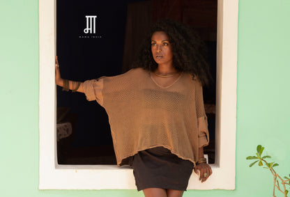 Mesh Top - Khaki