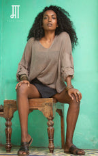 Mesh Top - Dusty Mauve