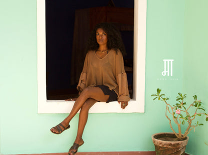 Mesh Top - Khaki